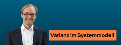 Varianz im Systemmodell. Blogtitel Grafik mit Dr. Christian Bremer